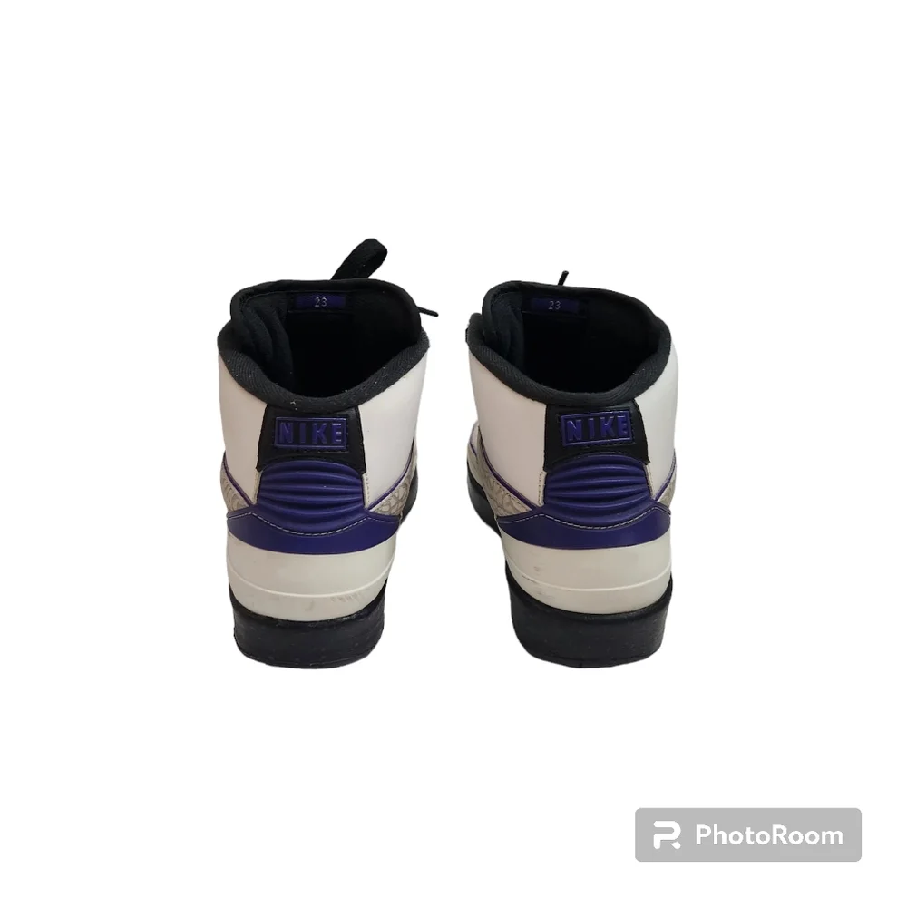 Nike Air Jordan 2 II Retro Dark Concord 395718-153 White Cement 7Y - Picture 7 of 10